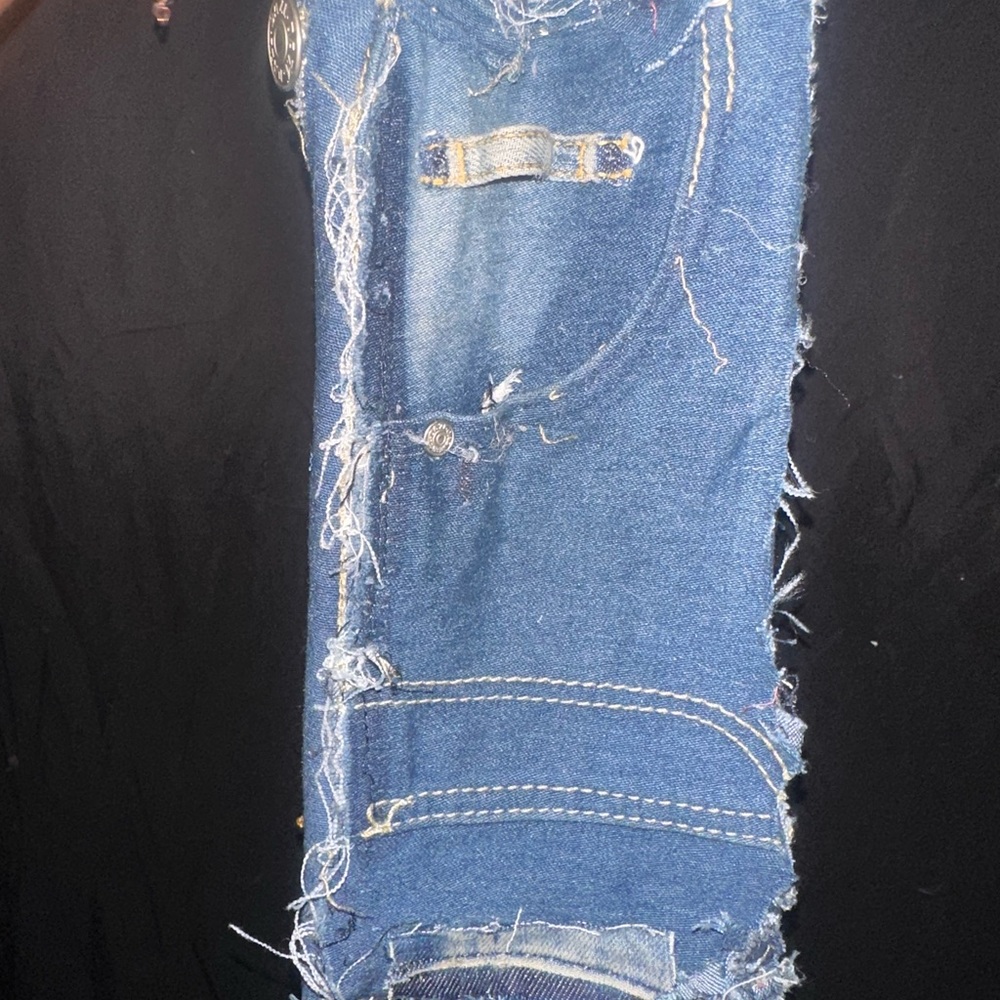 Handcrafted Denim Patchwork Tote - image 4